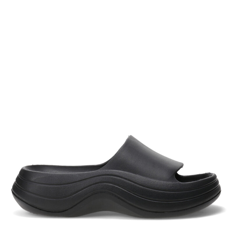 Chanclas de Mujer Miss Carol KHIVA de goma playera Negro