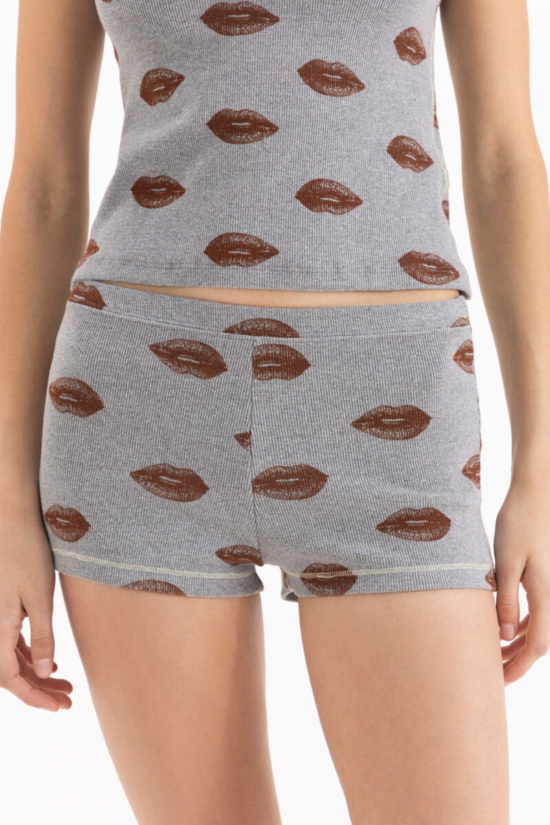 SHORT KISS Gris