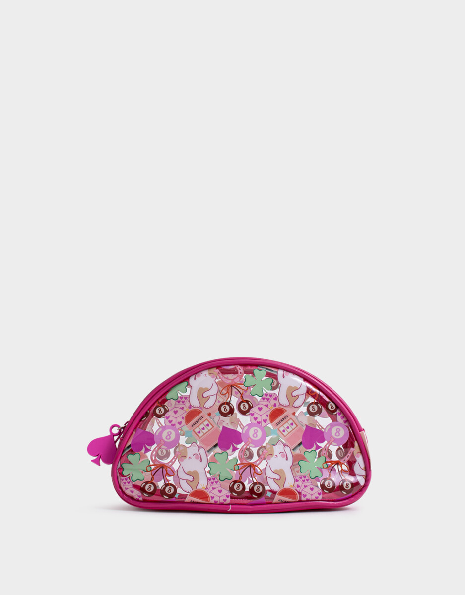 Cartuchera Transparente Estampada 