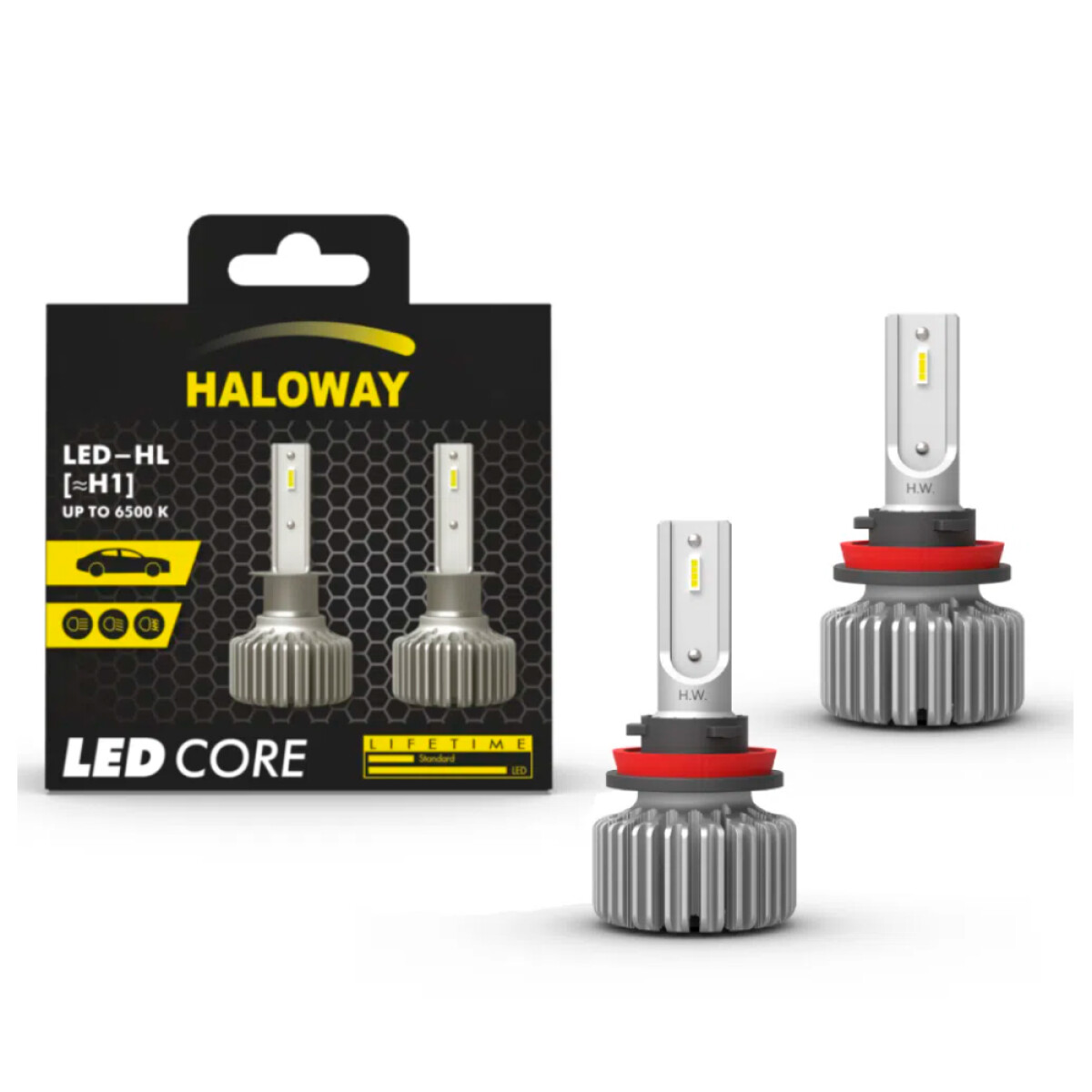 LAMPARA - LED H1 HWC 12V 11W X2 HALOWAY 