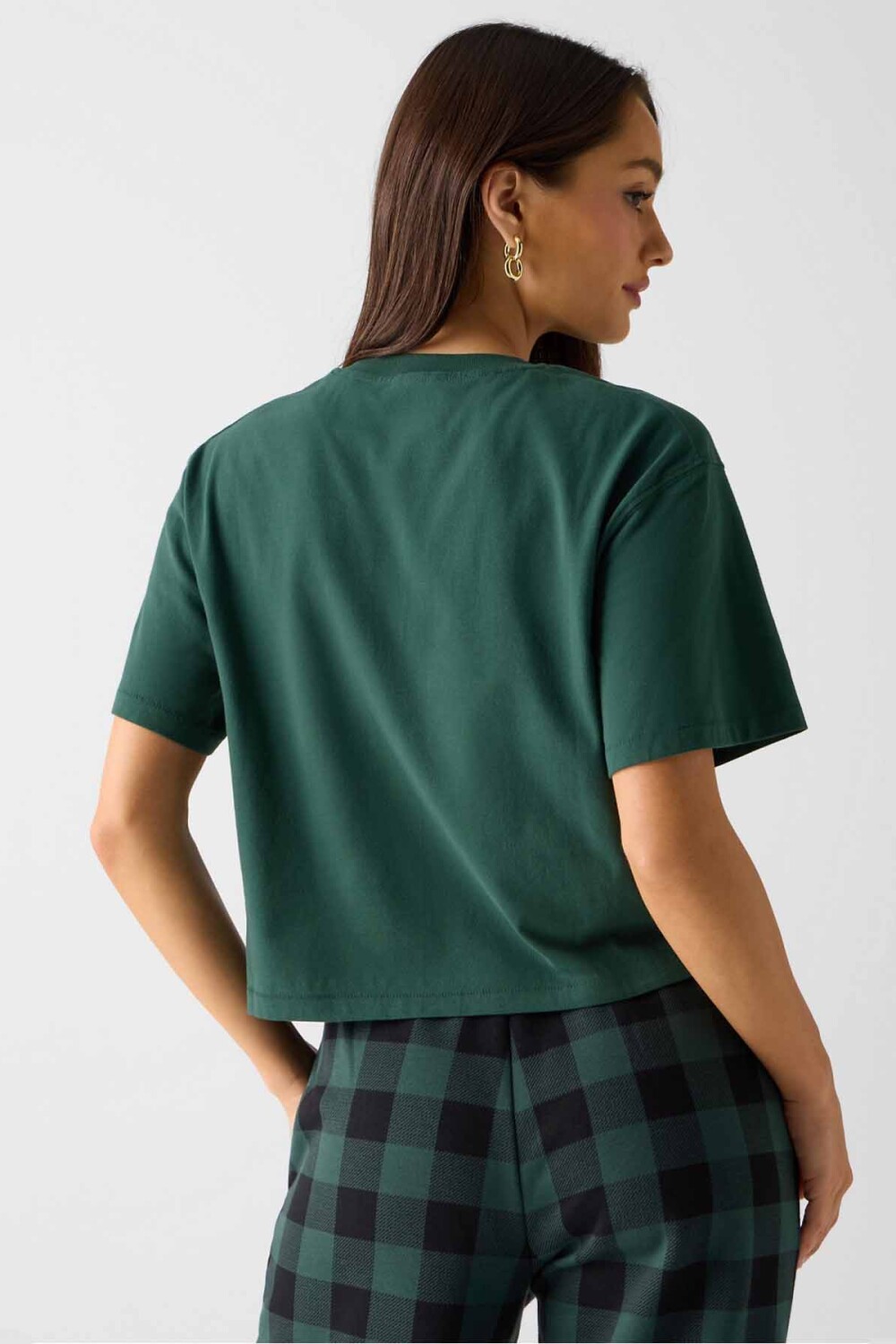 Top Training 100% Cotton Boxy Tee Mujer Everpine