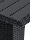 Mesa de balcón THY A60xL60 negro Mesa de balcón THY A60xL60 negro