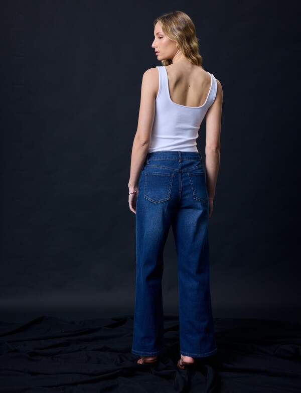 Jean Wide Leg JEAN OSCURO