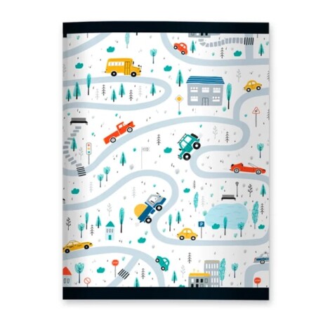 Cuaderno Campus Engrampado 96 Hojas Liso Caminos