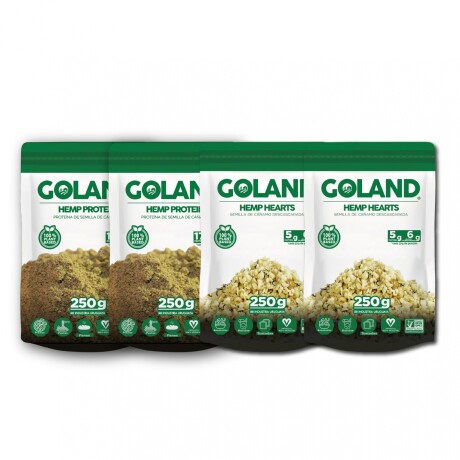 PACK ENERGÍA ACTIVA | 2 Hemp Protein 250G + 2 Hemp Hearts 250G con ENVÍO GRATIS PACK ENERGÍA ACTIVA | 2 Hemp Protein 250G + 2 Hemp Hearts 250G con ENVÍO GRATIS