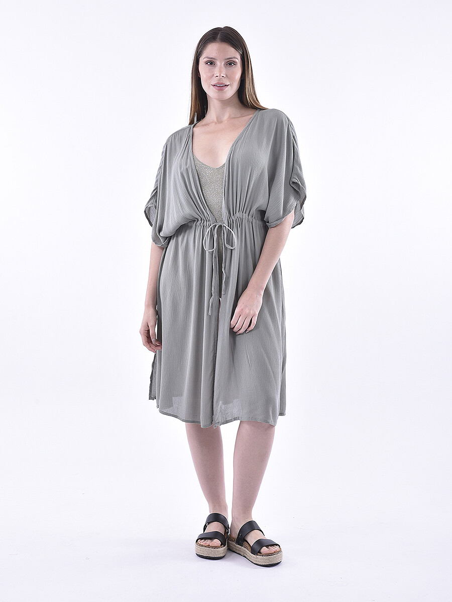 VESTIDO COPACABANA - VERDE GRISACEO 