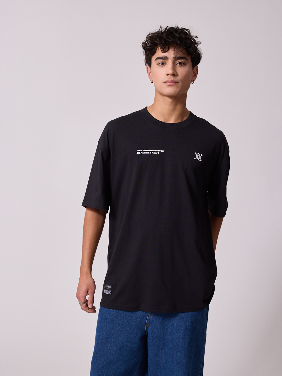 T-SHIRT METIL DIXIE - Negro 