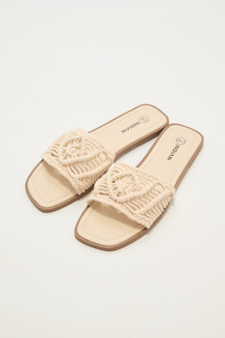 Sandalia Pietre Crudo / Natural