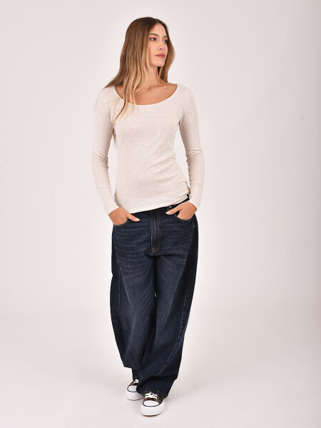 REMERA FILIM BEIGE
