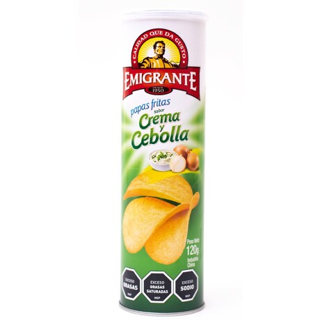Papas Fritas Emigrante Sabor Crema y Cebolla 120 g 001