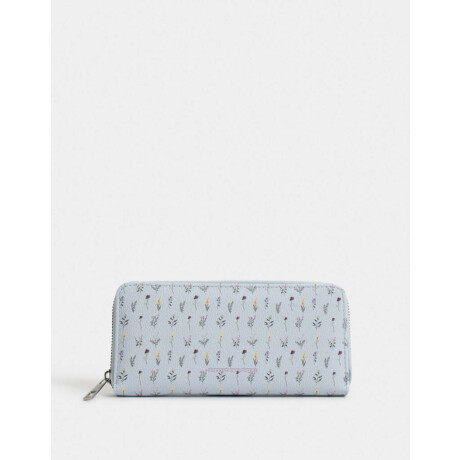 Billetera Fichero Estampado Flores