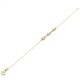 Pulsera fina en oro 18k de 2 tonos con 3 soles Pulsera fina en oro 18k de 2 tonos con 3 soles