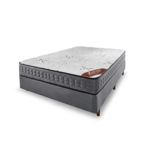 Sommier 1 plaza y media - Rustico - Espuma D45 Sommier 1 plaza y media - Rustico - Espuma D45