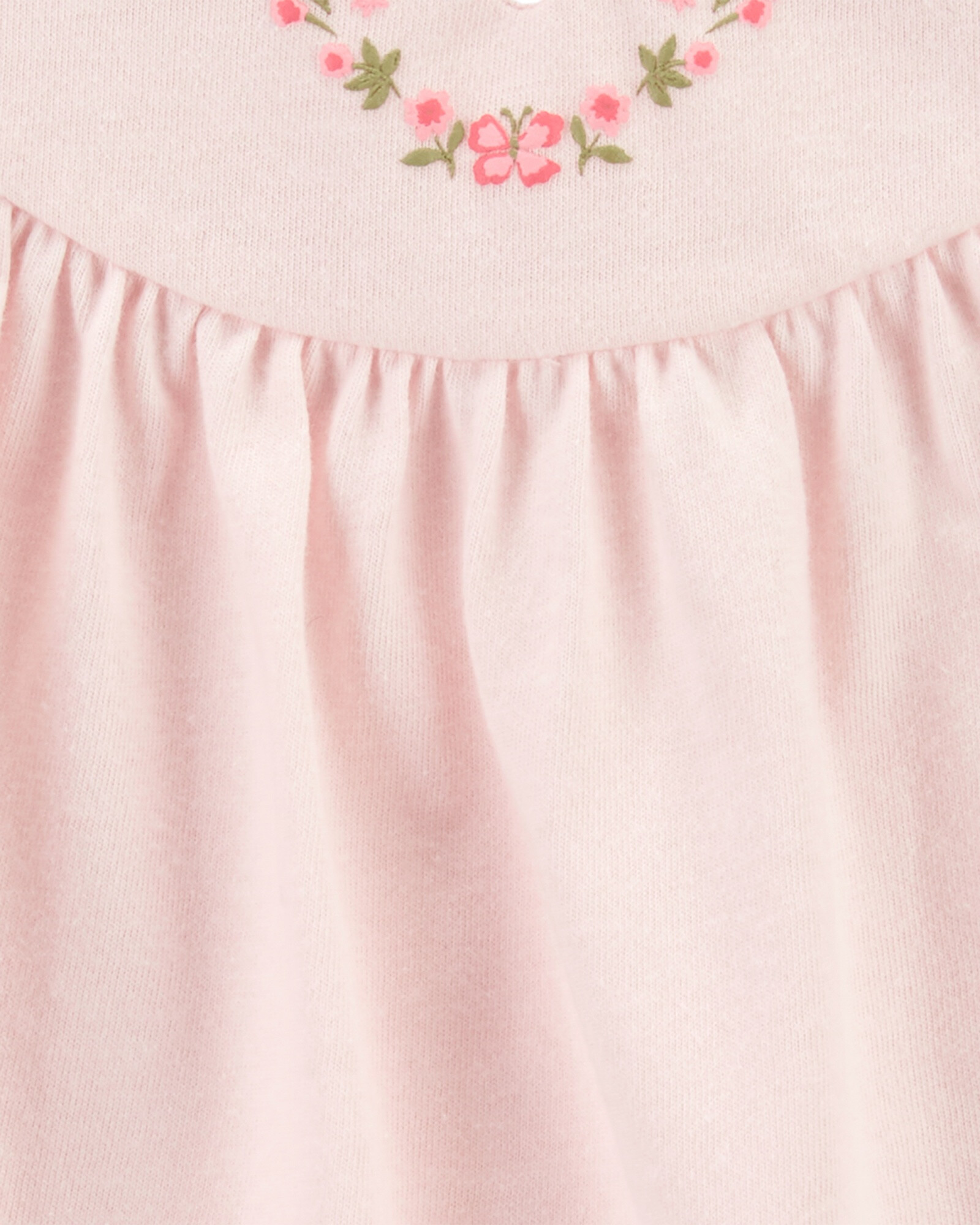 Body de algodón, con volados y estampa floral Body de algodón, con volados y estampa floral