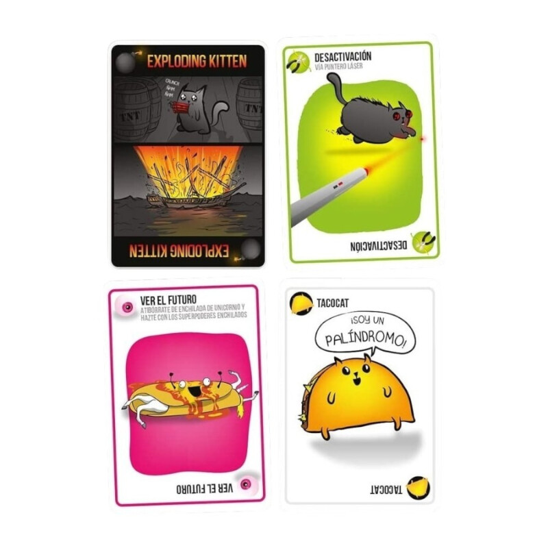 Exploding Kittens Juego de Cartas Español Exploding Kittens Juego de Cartas Español