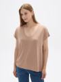 Remera Venom Beige Oscuro