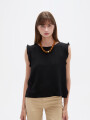Blusa Jastel Negro