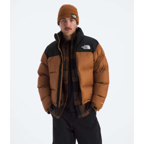 Campera de Pluma 1996 Nuptse hombre Burnt Umber/tnf Black