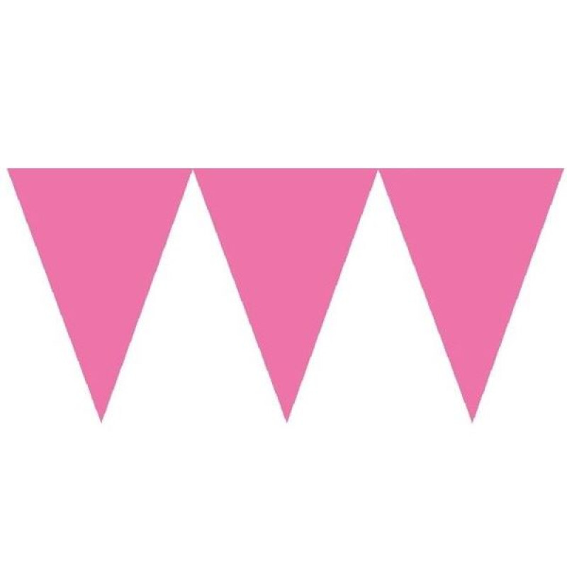 Banderín Unico Color Liso Rosado