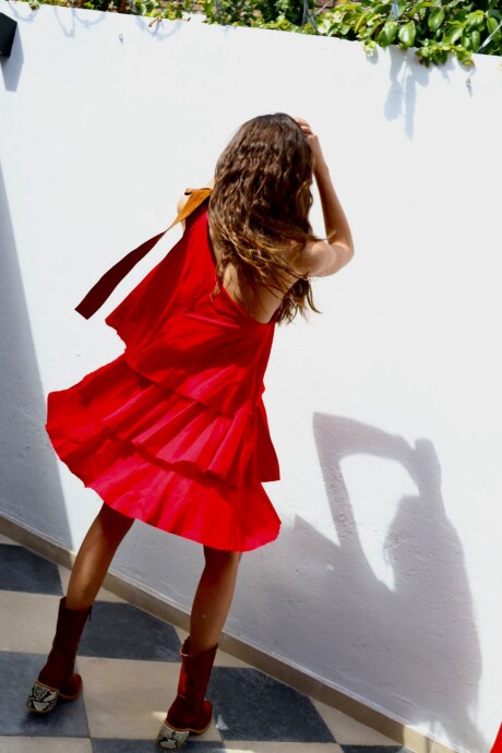 Merengue Dress Rojo