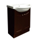 MUEBLE DE BAÑO WENGUE 610X305X864CM COLOR CHOCOLATE CON BACHA DGC 000