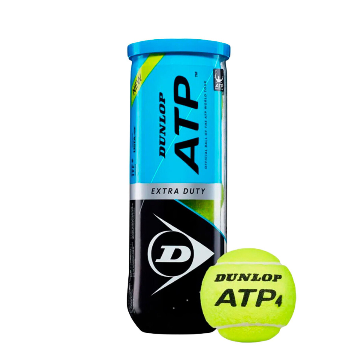 Pelota Dunlop s x3 ATP - Amarillo 