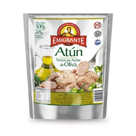 TROZOS DE ATUN EN ACEITE DE OLIVAEMIGRANTE - 500 GRS 001