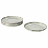 Plato de Cerámica Organic Set 6 Unidades - Gris Plato de Cerámica Organic Set 6 Unidades - Gris