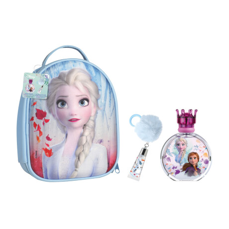 Set Frozen Perfume EDT 100 ml + Lip Gloss + Lunchera
