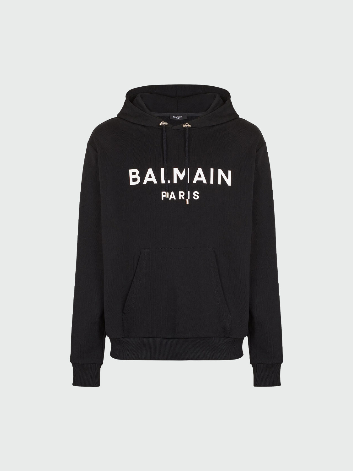 BALMAIN - HOODIE ESTAMPADO PARIS Negro