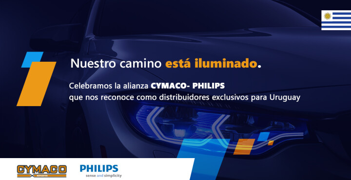 Cymaco es el distribuidor exclusivo de iluminación automotriz para PHILIPS en Uruguay