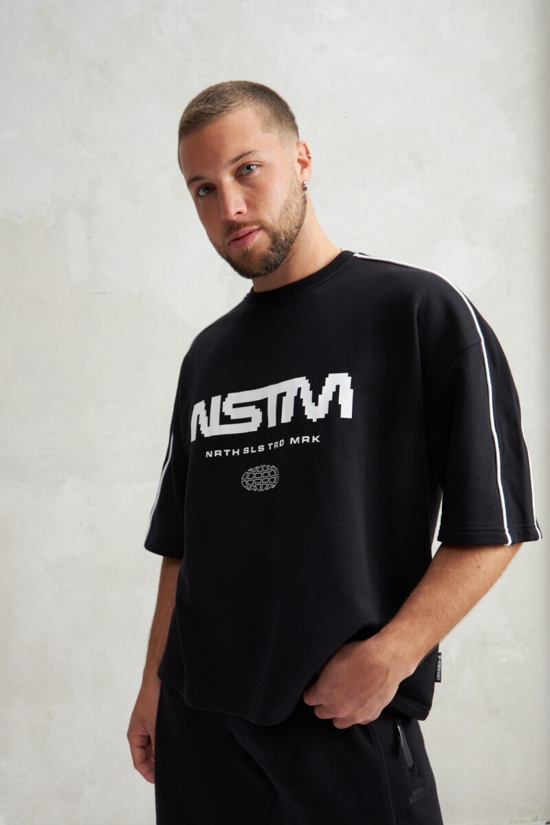 REMERA NICO - NEGRO 