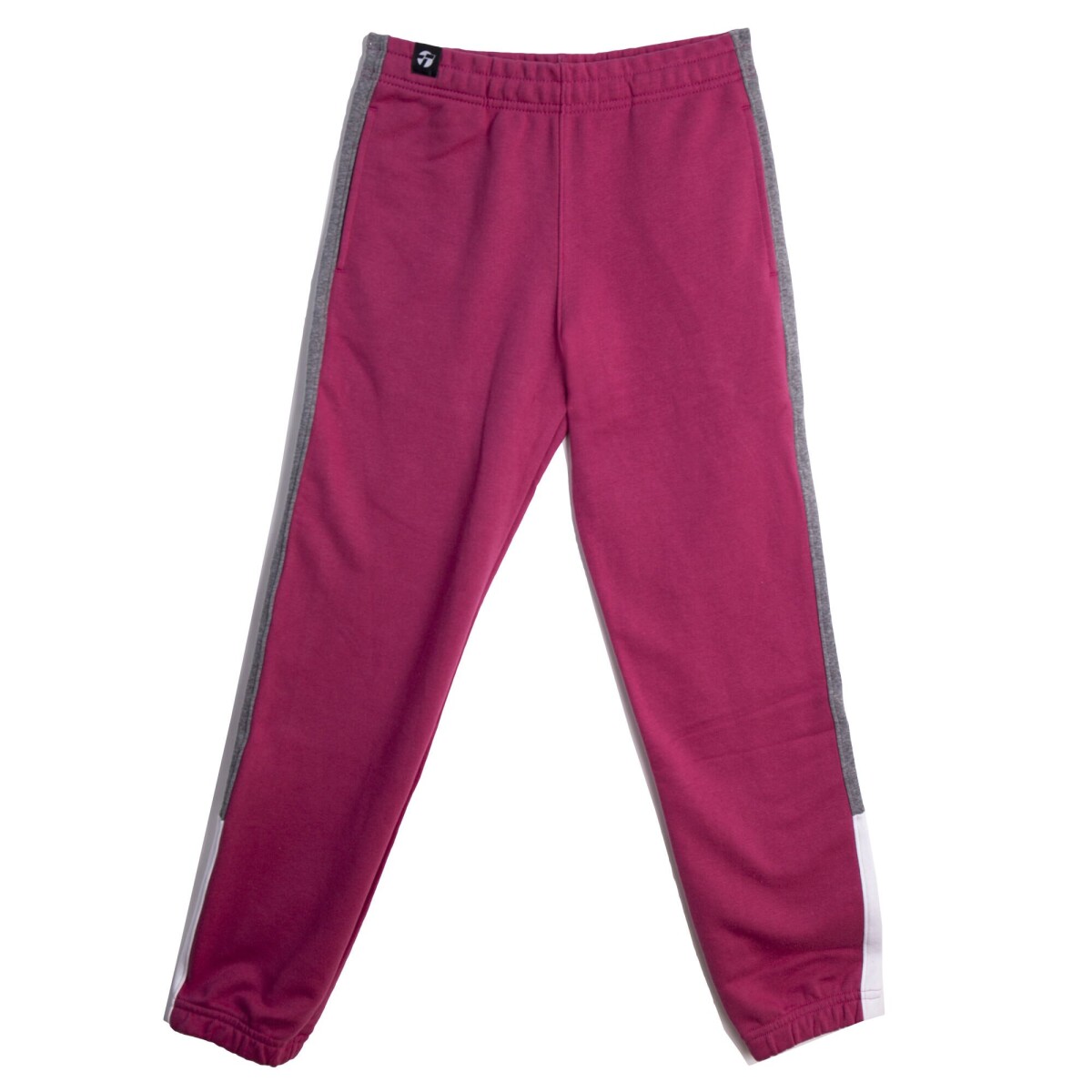 Pantalón Infantil Topper Jogger Kids - Fucsia - Gris 