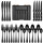 Set Cubiertos Completo El Chingón Ac Inox Negro 25pcs Negro