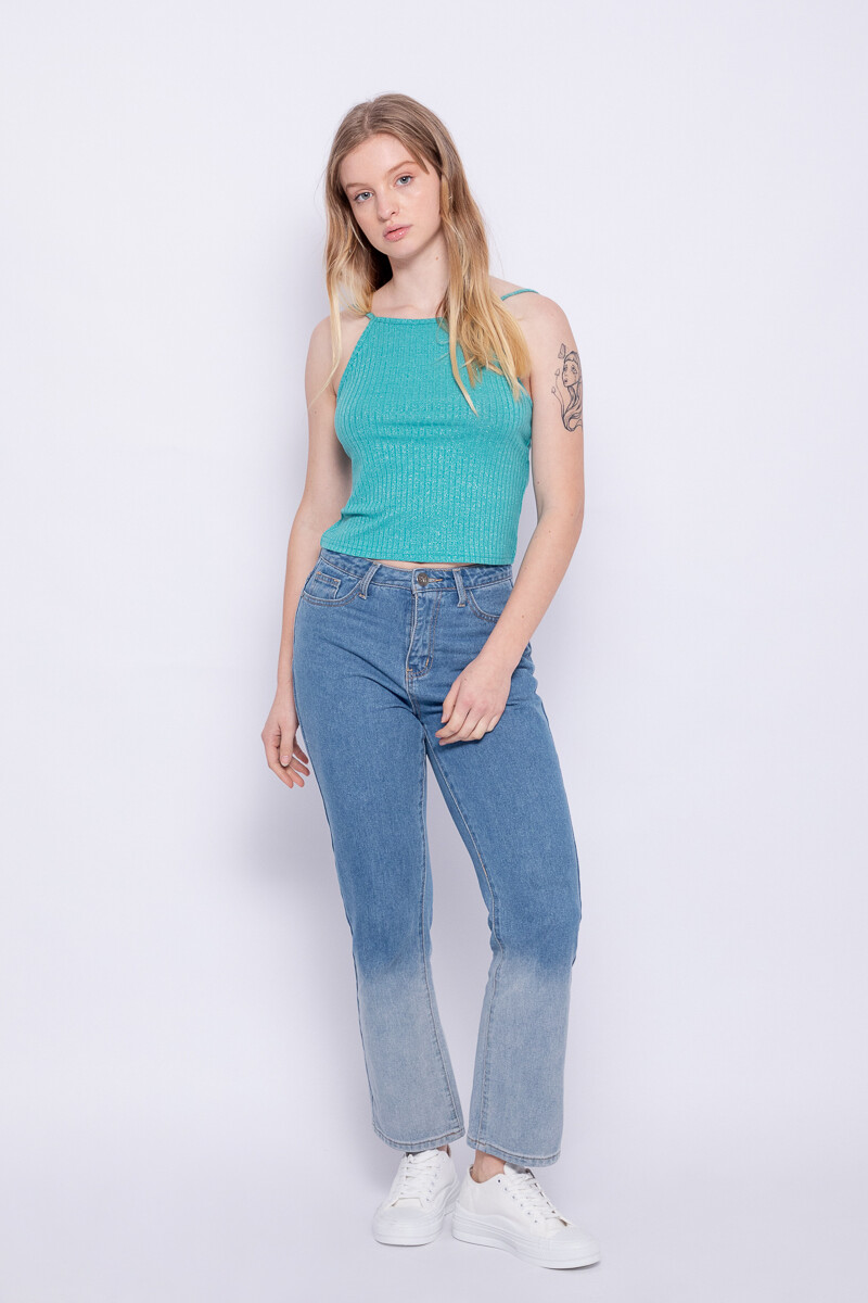 TOP MICHELLE Turquesa