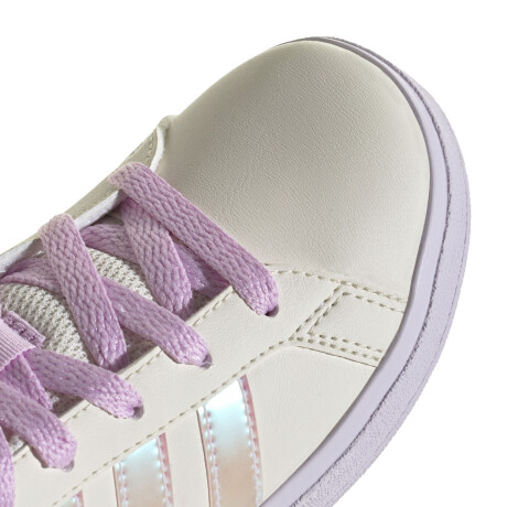 Championes de Niños Adidas Grand Court 2.0 Blanco - Lila