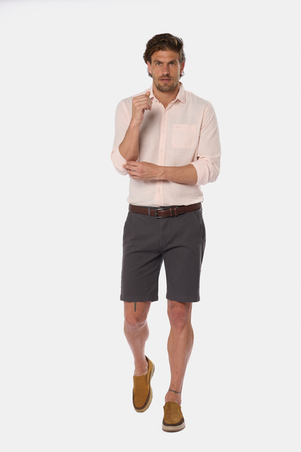 BERMUDA CLASICA Gris