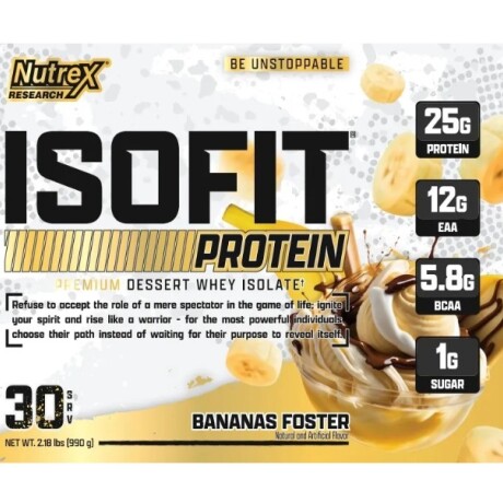 Nutrex Isofit Isolate Protein 2,3 Lb Banana