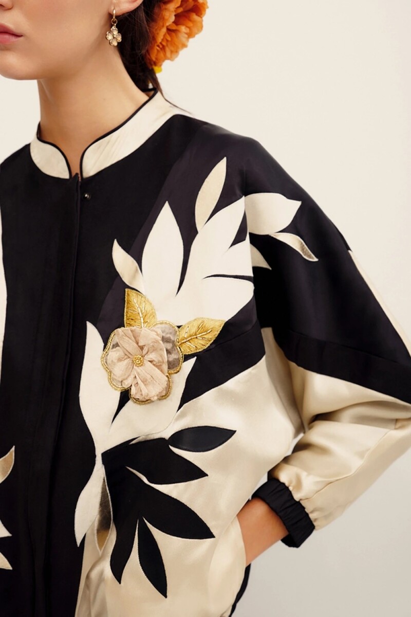 CAMPERA BOMBER SUNFLOWER Crudo