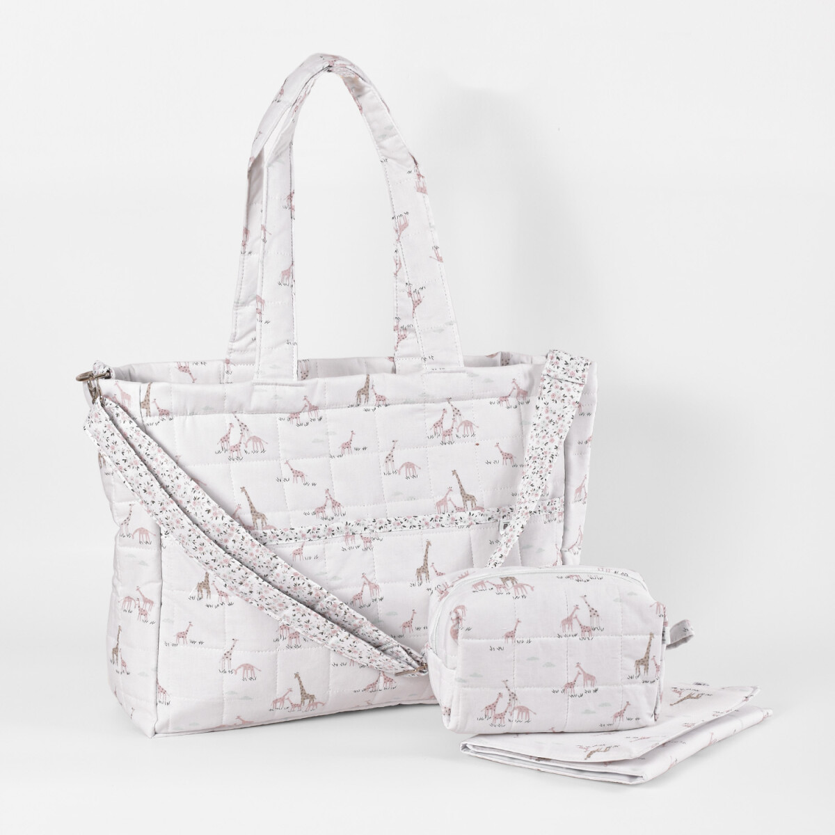 Bolso Bebe Kai II - Jirafas Rosa 