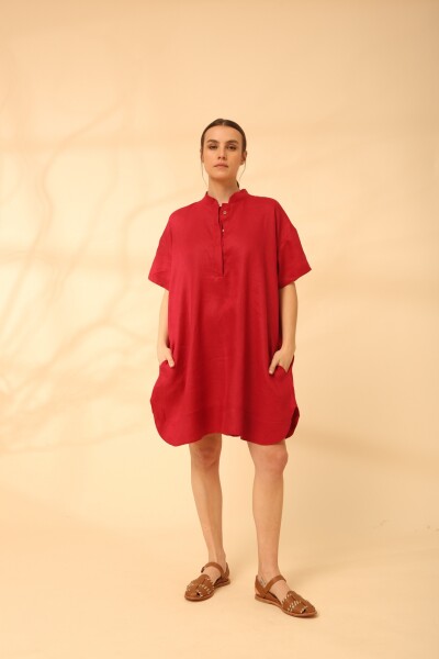 VESTIDO SOL Bordeaux