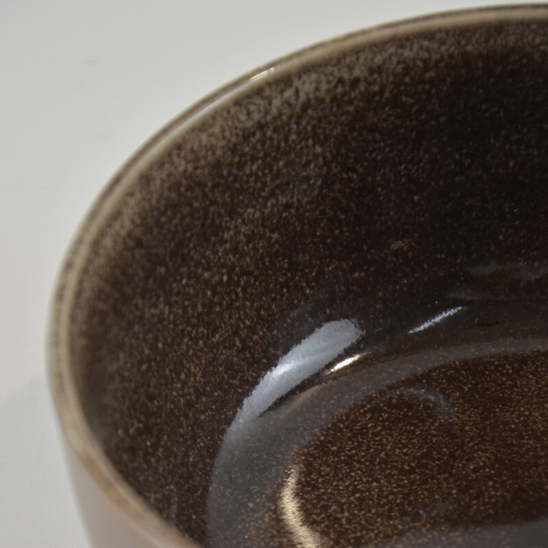 Bowl Bombe 15cm c/borde marrón GRIS/MARRON