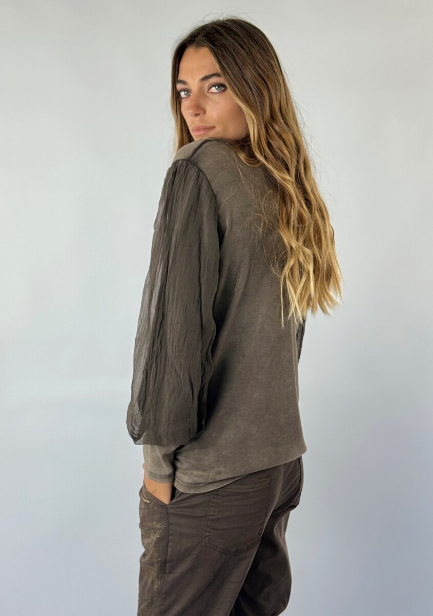 BLUSA DERYA - MARRON 