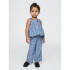 CHAMBRAY TANK X PANT SET LIGHT WASH