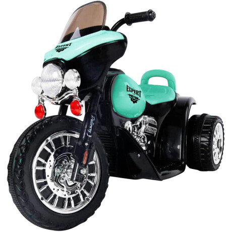 Moto A Batería Triciclo C/ Reversa Luz Sonido Música Verde