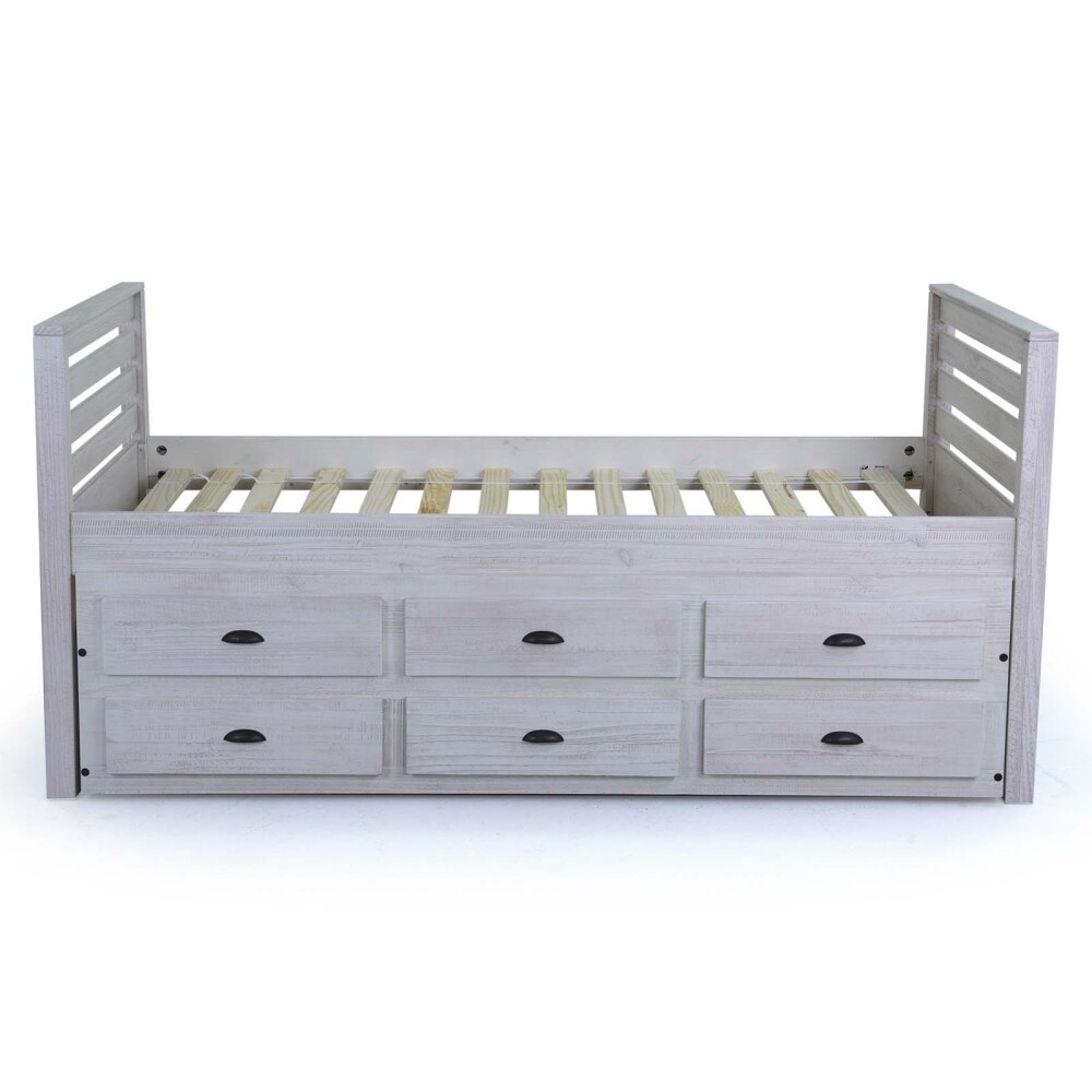 CAMA MARINERA MADERA BLANCO MONTAUK