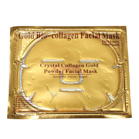 Mascarilla facial con biocolágeno dorado antienvejecimiento Mascarilla Facial Con Biocolágeno Dorado Antienvejecimiento