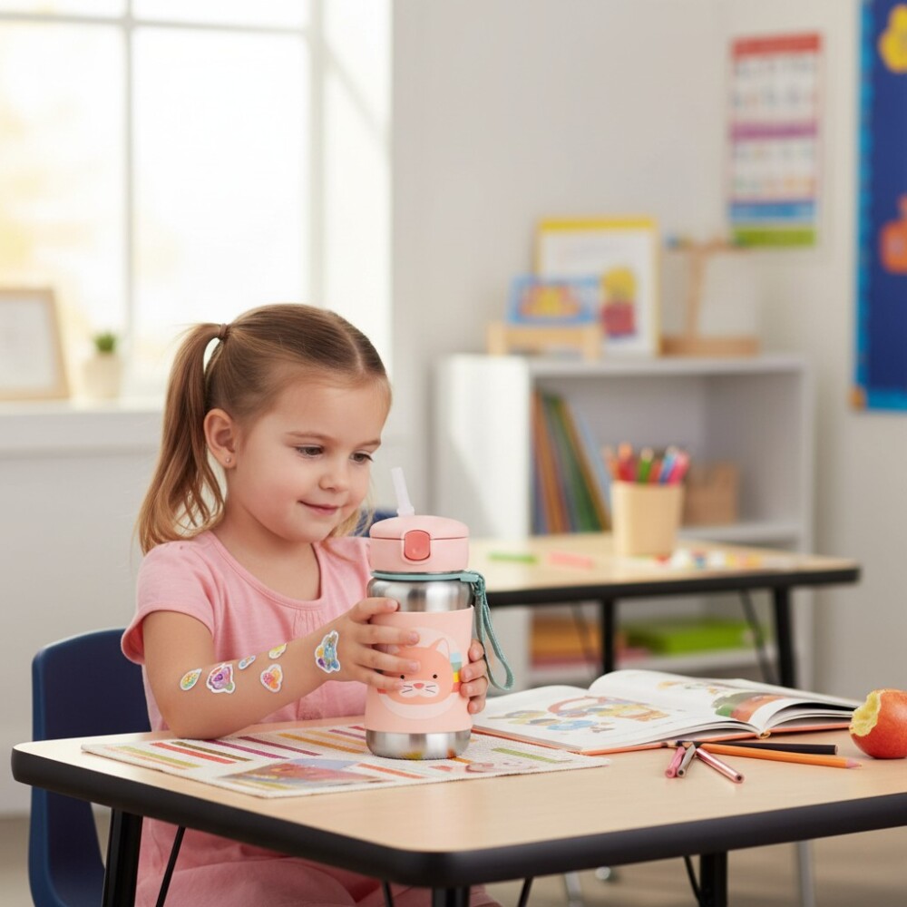 Vaso metal SKIP HOP Gatita