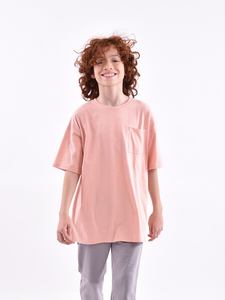 REMERA NACHO TEEN CORAL