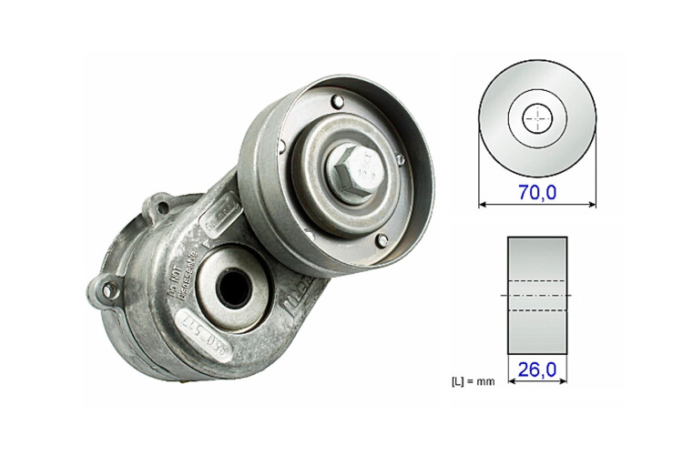 Tensor De La Correa Chrysler Voyager 02-25 Tensor De La Correa Chrysler Voyager 02-25